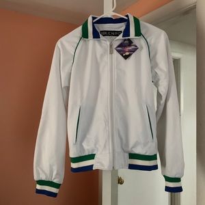 White athletic jacket